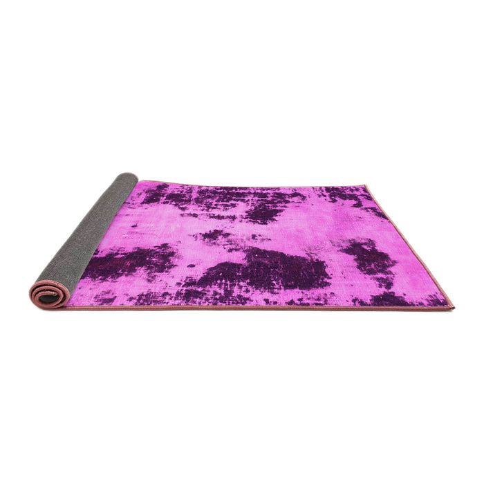Sideview of Abstract Pink Modern Rug, abs1247pnk