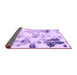 Sideview of Abstract Purple Modern Rug, abs1248pur