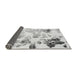 Sideview of Abstract Gray Modern Rug, abs1248gry