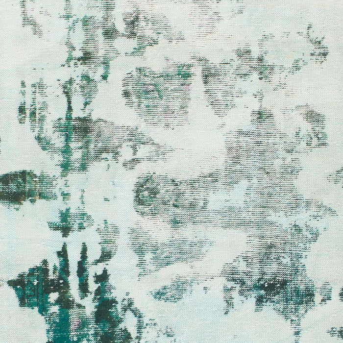 Machine Washable Abstract Dark Sea Green Rug, wshabs1248