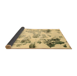 Sideview of Abstract Brown Modern Rug, abs1248brn