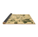 Sideview of Abstract Brown Modern Rug, abs1248brn