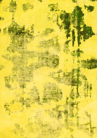 Abstract Yellow Modern Rug, abs1248yw