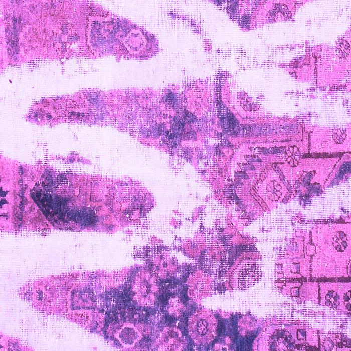 Machine Washable Abstract Purple Modern Area Rugs, wshabs1249pur