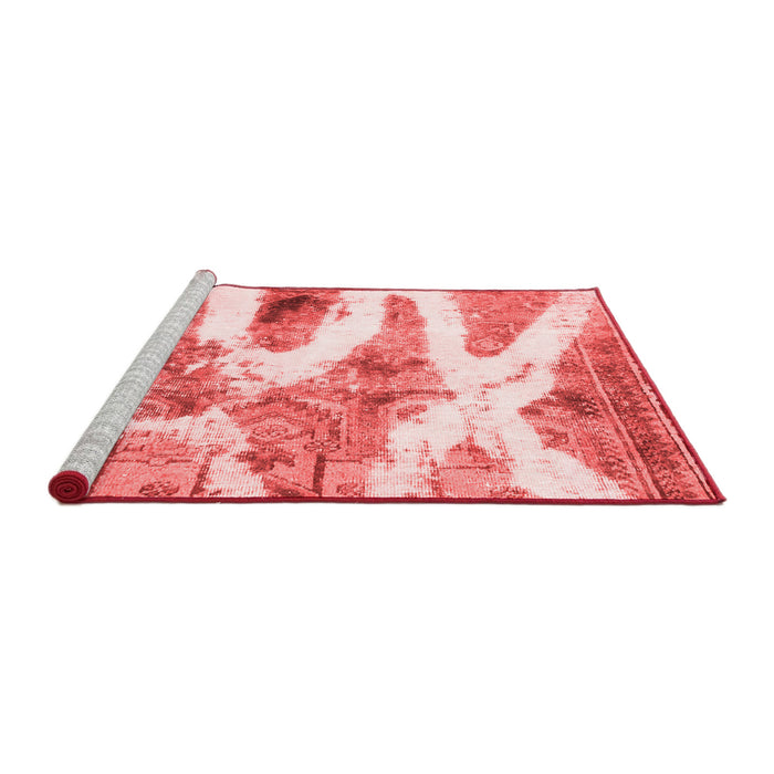 Modern Red Washable Rugs