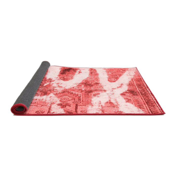 Abstract Red Modern Area Rugs