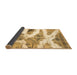 Sideview of Abstract Brown Modern Rug, abs1249brn