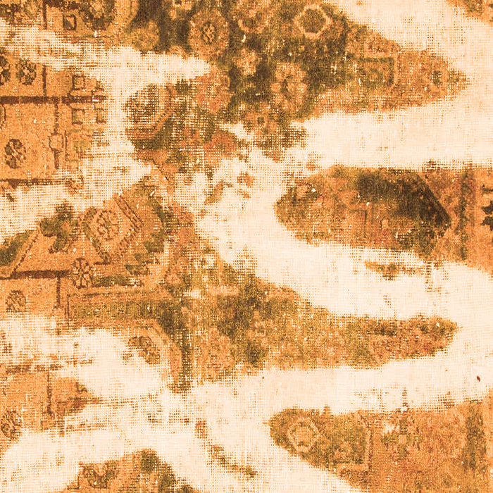 Abstract Orange Modern Rug, abs1249org