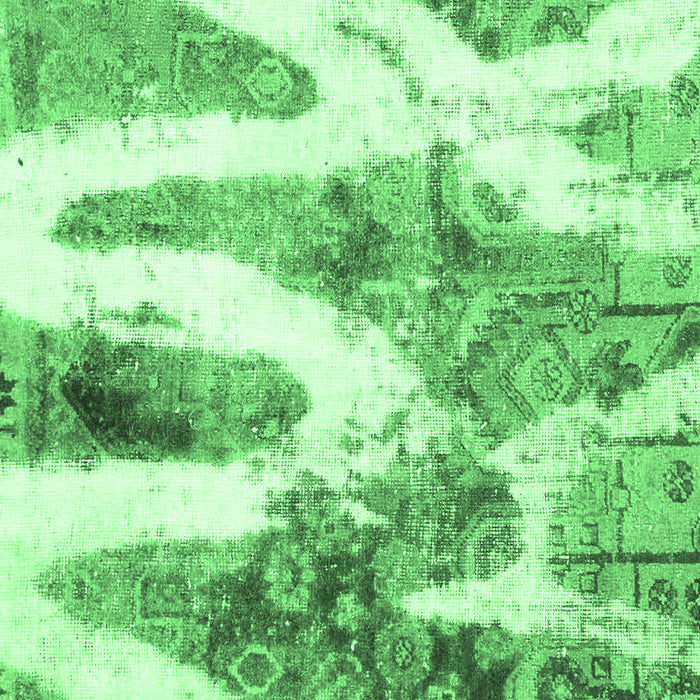 Abstract Emerald Green Modern Rug, abs1249emgrn