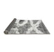 Sideview of Abstract Gray Modern Rug, abs1249gry