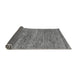 Sideview of Abstract Gray Modern Rug, abs124gry