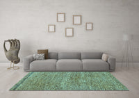 Machine Washable Abstract Light Blue Modern Rug, wshabs124lblu