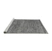 Sideview of Machine Washable Abstract Gray Modern Rug, wshabs124gry