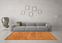 Machine Washable Abstract Orange Modern Rug, wshabs124org