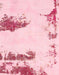 Abstract Pink Modern Rug, abs1250