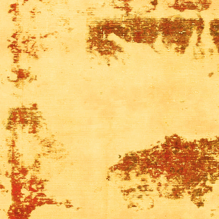 Machine Washable Abstract Yellow Modern Rug, wshabs1250yw