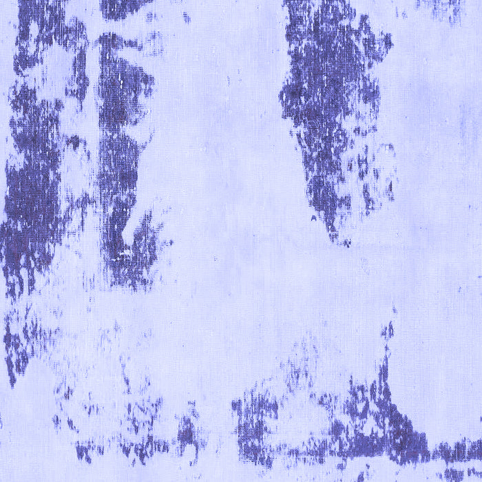 Square Machine Washable Abstract Blue Modern Rug, wshabs1250blu