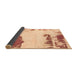 Sideview of Abstract Brown Modern Rug, abs1250brn