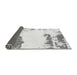 Sideview of Abstract Gray Modern Rug, abs1250gry