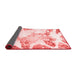 Abstract Red Modern Area Rugs