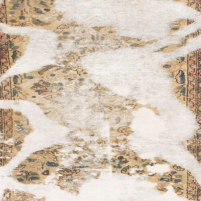 Machine Washable Abstract Champagne Beige Rug, wshabs1251
