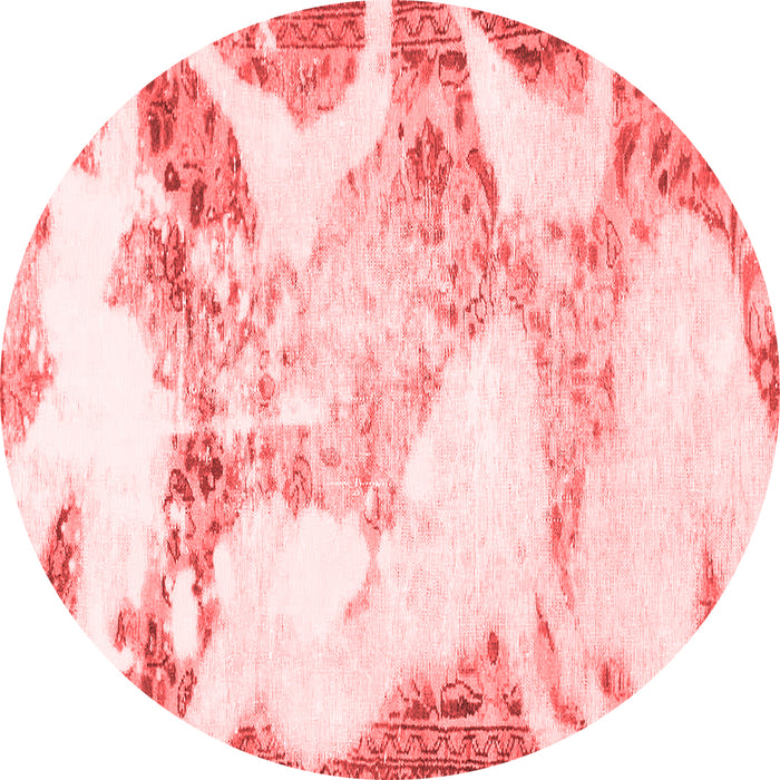 Machine Washable Abstract Red Modern Rug, wshabs1251red