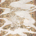 Square Machine Washable Abstract Champagne Beige Rug, wshabs1251