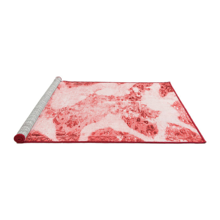 Modern Red Washable Rugs