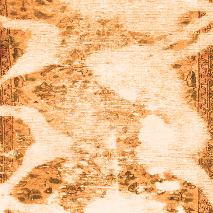 Abstract Orange Modern Rug, abs1251org