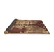 Sideview of Abstract Brown Modern Rug, abs1252brn