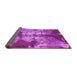 Sideview of Abstract Pink Modern Rug, abs1252pnk