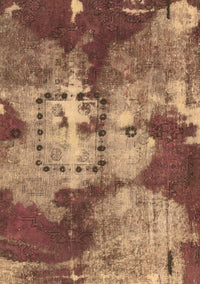 Abstract Brown Modern Rug, abs1252brn