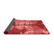 Abstract Red Modern Area Rugs