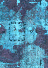 Abstract Light Blue Modern Rug, abs1252lblu