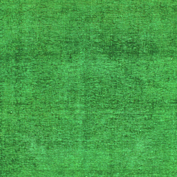 Square Machine Washable Abstract Green Modern Area Rugs, wshabs1253grn