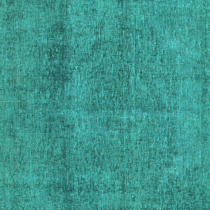 Square Machine Washable Abstract Turquoise Modern Area Rugs, wshabs1253turq