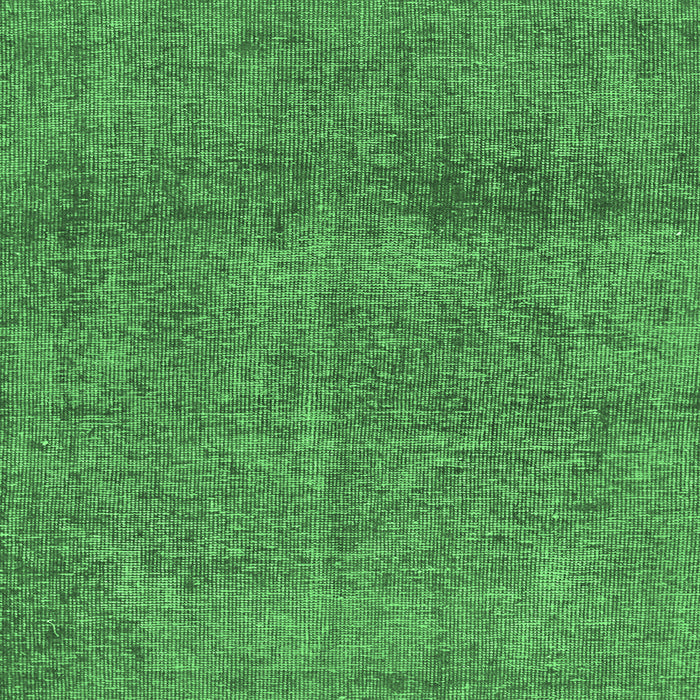 Square Machine Washable Abstract Emerald Green Modern Area Rugs, wshabs1253emgrn