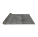 Sideview of Abstract Gray Modern Rug, abs1253gry