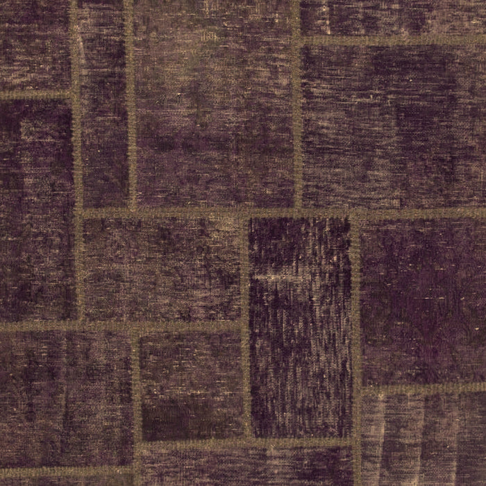 Patchwork Brown Transitional Rug, abs1254brn