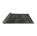 Sideview of Patchwork Gray Transitional Rug, abs1254gry