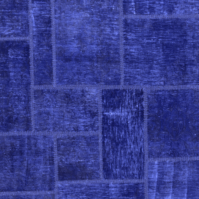 Patchwork Blue Transitional Rug, abs1254blu