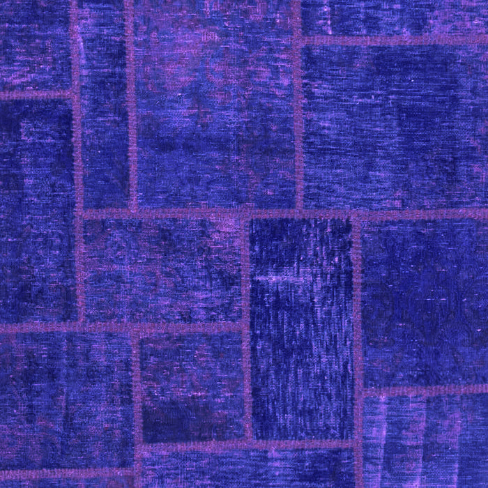 Patchwork Purple Transitional Rug, abs1254pur