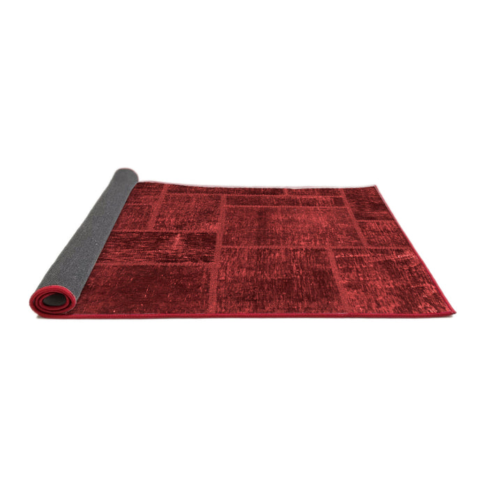 Patchwork Red Transitional Area Rugs
