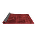 Patchwork Red Transitional Area Rugs