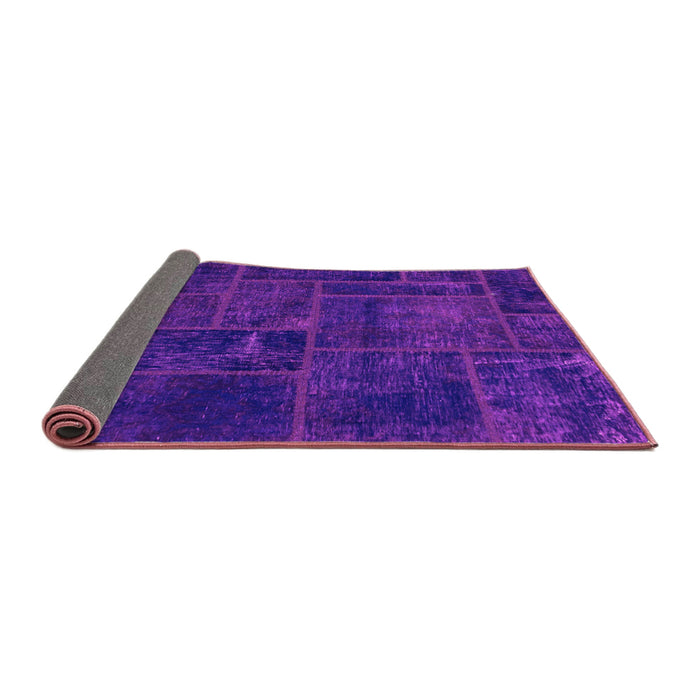 Sideview of Patchwork Pink Transitional Rug, abs1254pnk