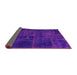 Sideview of Patchwork Pink Transitional Rug, abs1254pnk