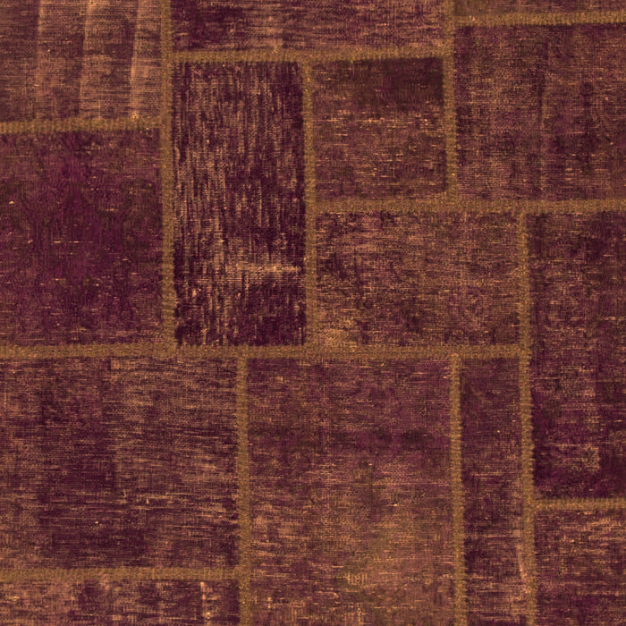 Patchwork Orange Transitional Rug, abs1254org