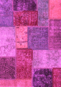 Patchwork Pink Transitional Rug, abs1255pnk