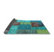 Sideview of Patchwork Light Blue Transitional Rug, abs1255lblu