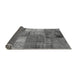 Sideview of Patchwork Gray Transitional Rug, abs1255gry